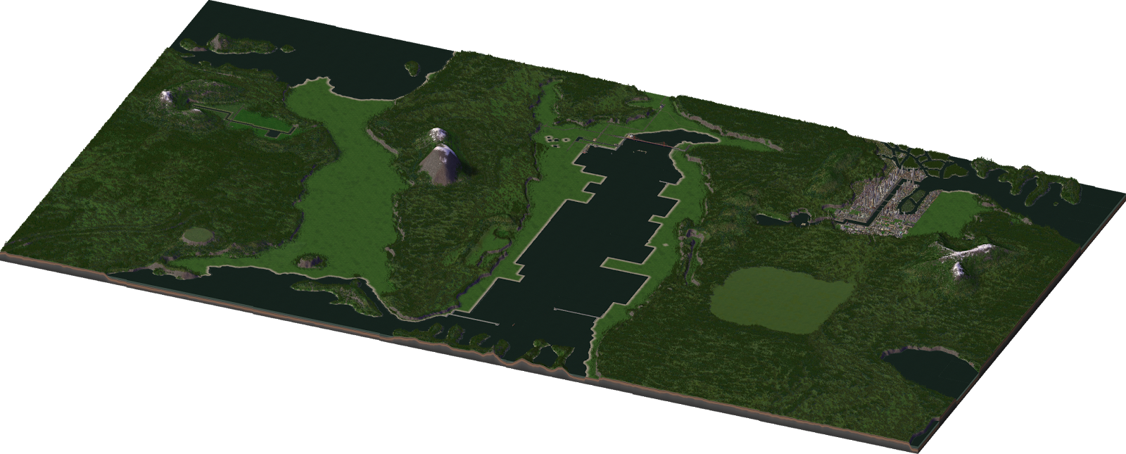 The Crown building, bonus the seaport is done Empire Bay City