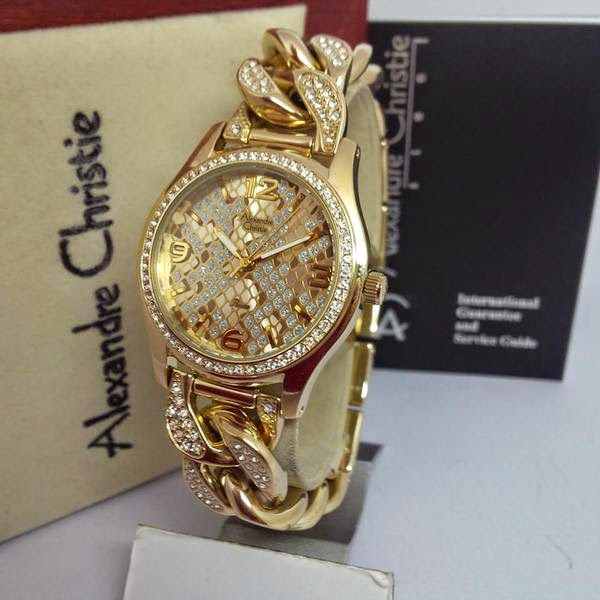 Foto Gambar Model Jam Tangan Wanita Original Alexandre Cristie Asli
