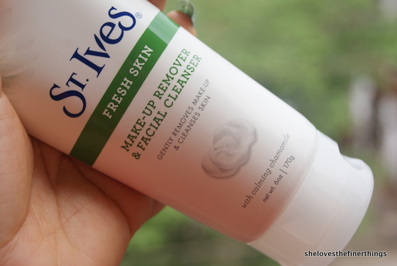 st ives makeup remover