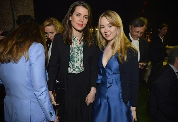 Princess Caroline, Charlotte Casiraghi and Princess Alexandra attended the event that Prada organized at Francesco Vezzoli