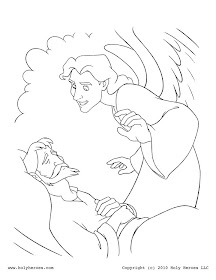 El ángel anunciando a San José 