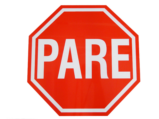 Pare. знак stop в россии. Warning plate in sacramento. Senal. Placa.