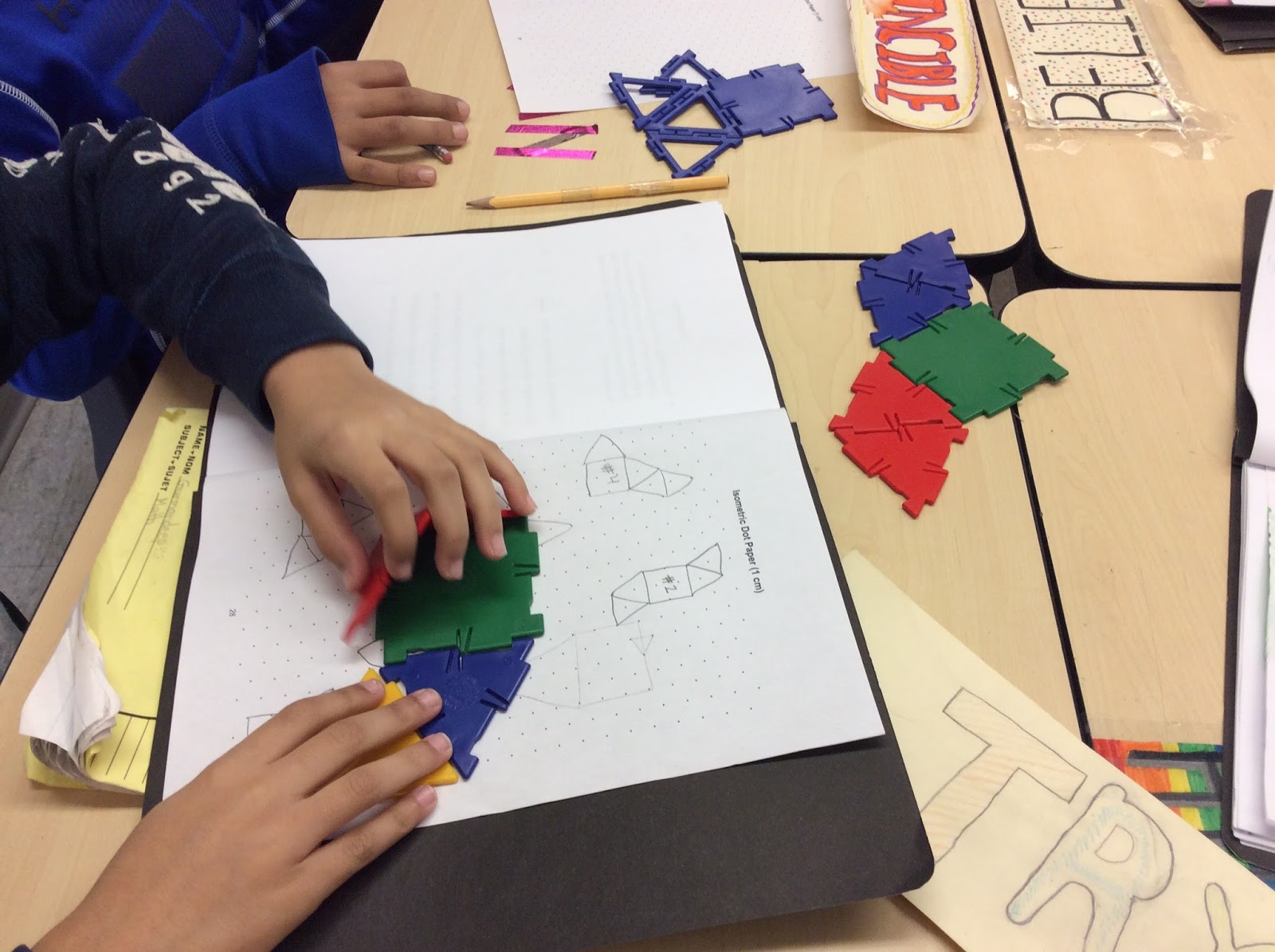 Ms Rashid: Geometry - Possible Nets for a Square Pyramid