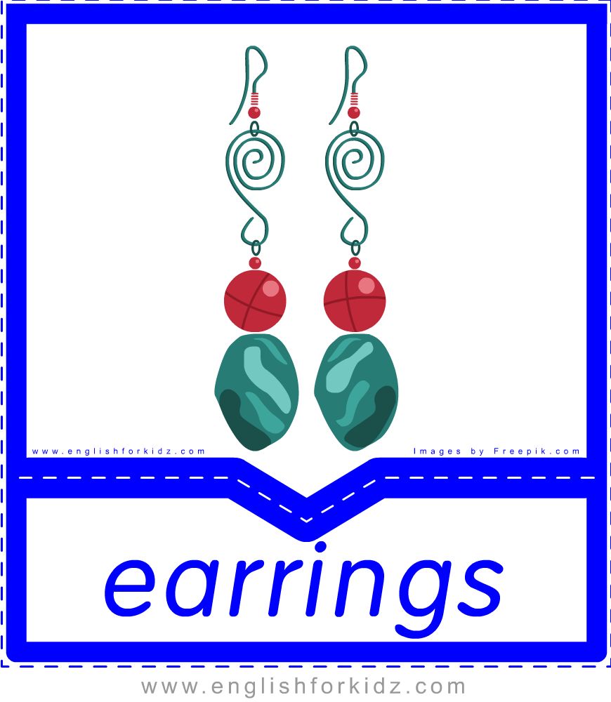 Clothes and Accessories Flashcards. Part 2.