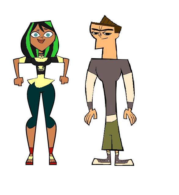 Total Drama Lovers: Duncan & Courtney Color Swap