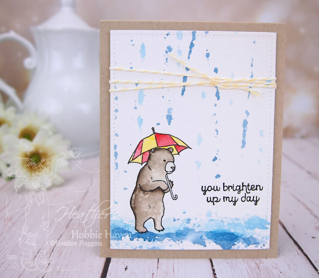 Heather's Hobbie Haven - Fun in the Rain Water Color Card