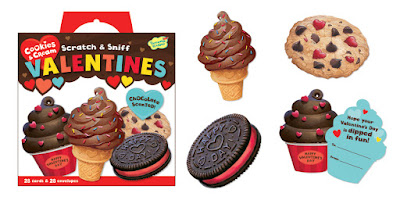 cookies & cream scratch & sniff v-day cards