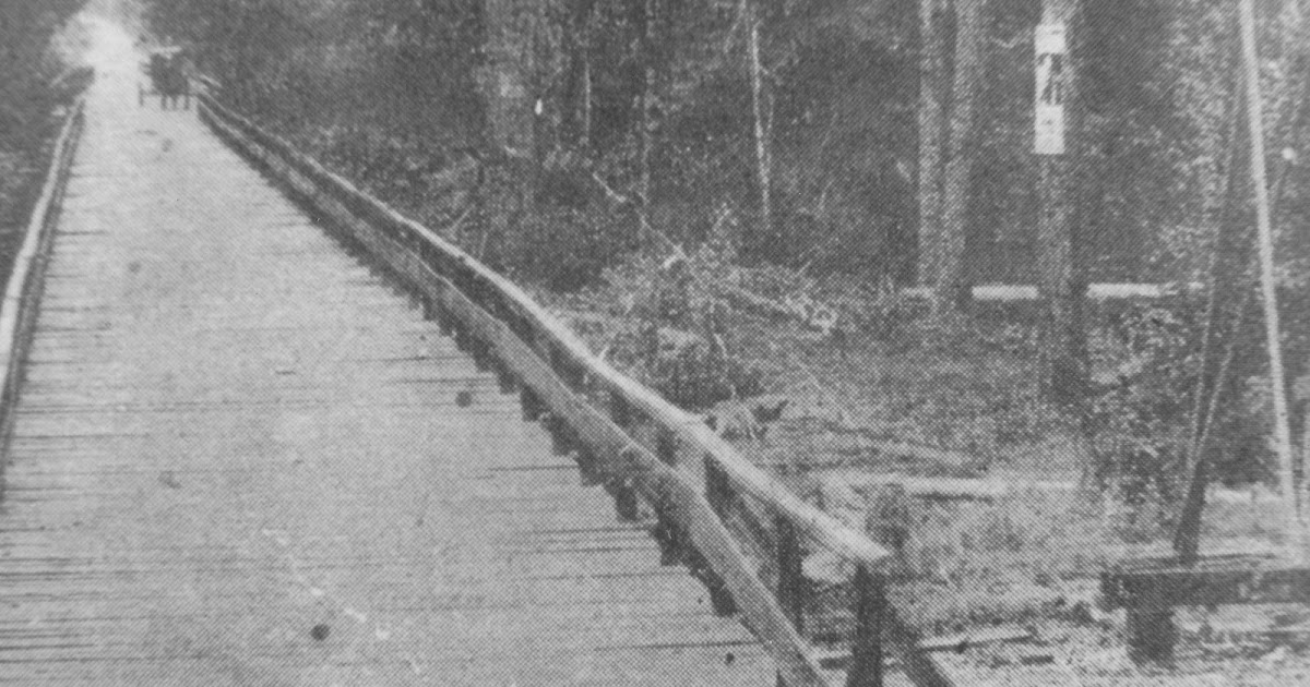 IMAGES OF OUR PAST THE GREAT OHOOPEE RIVER BRIDGE, CA. 1915, EMANUEL