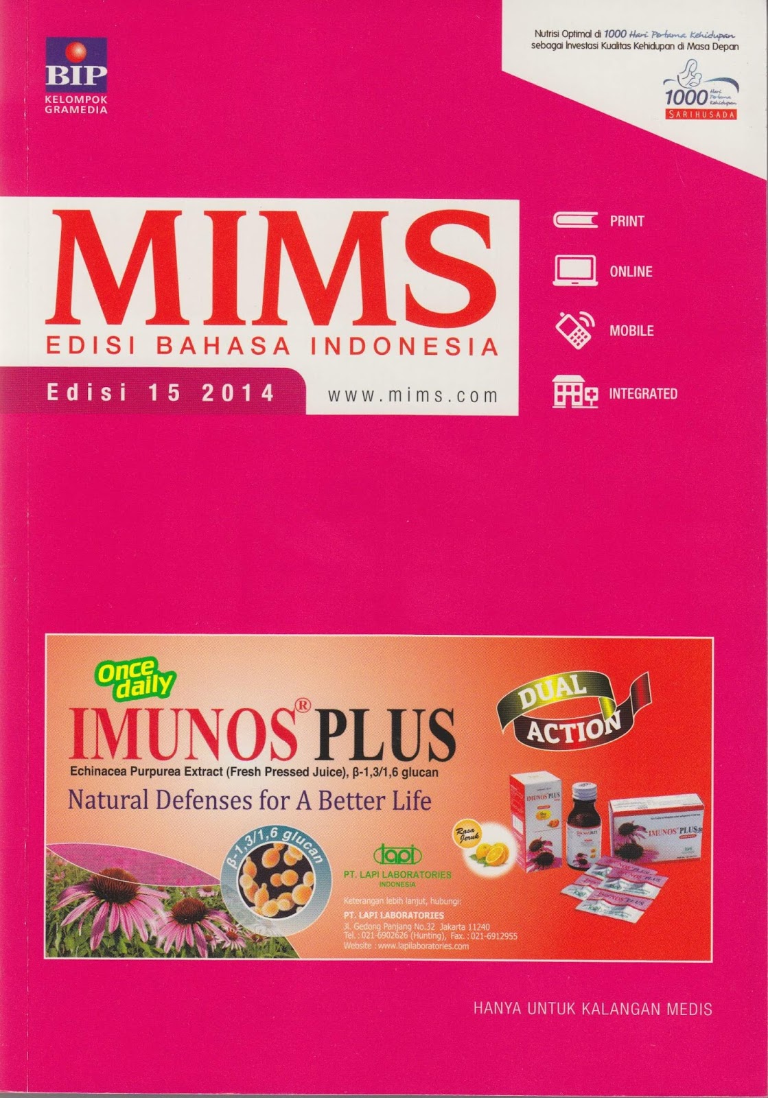 Arti simbol O, G, W, dan B di Buku mims dan ISO - OBATGeneric