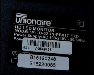 UnionAire 32 Inch HD LED TV - M-LD-32UN-PB816-EXD 0416111405_0