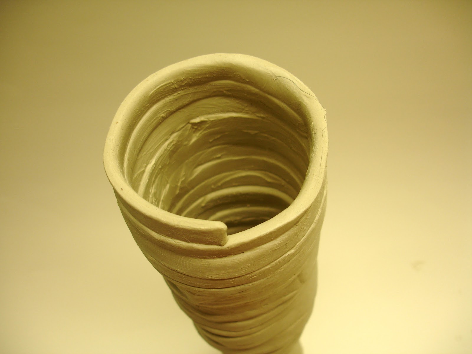 Blue Starr Gallery: Strip Coiled Vase