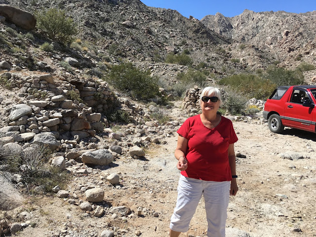 Parking area for the hike to the Betty Lee Mine near Tacna, AZ Parking area for the hike to Betty Lee Mine near Tacna, AZ