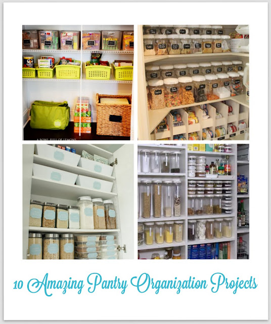 Mirabelle Creations: {Home} -- Kitchen Pantry Organization Ideas