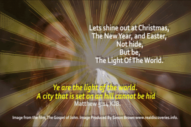 WHAT'S WRONG WITH CHRISTMAS? Lets shine out at Christmas, The New Year, and Easter, and be The Light Of  The World. By Simon Brown.