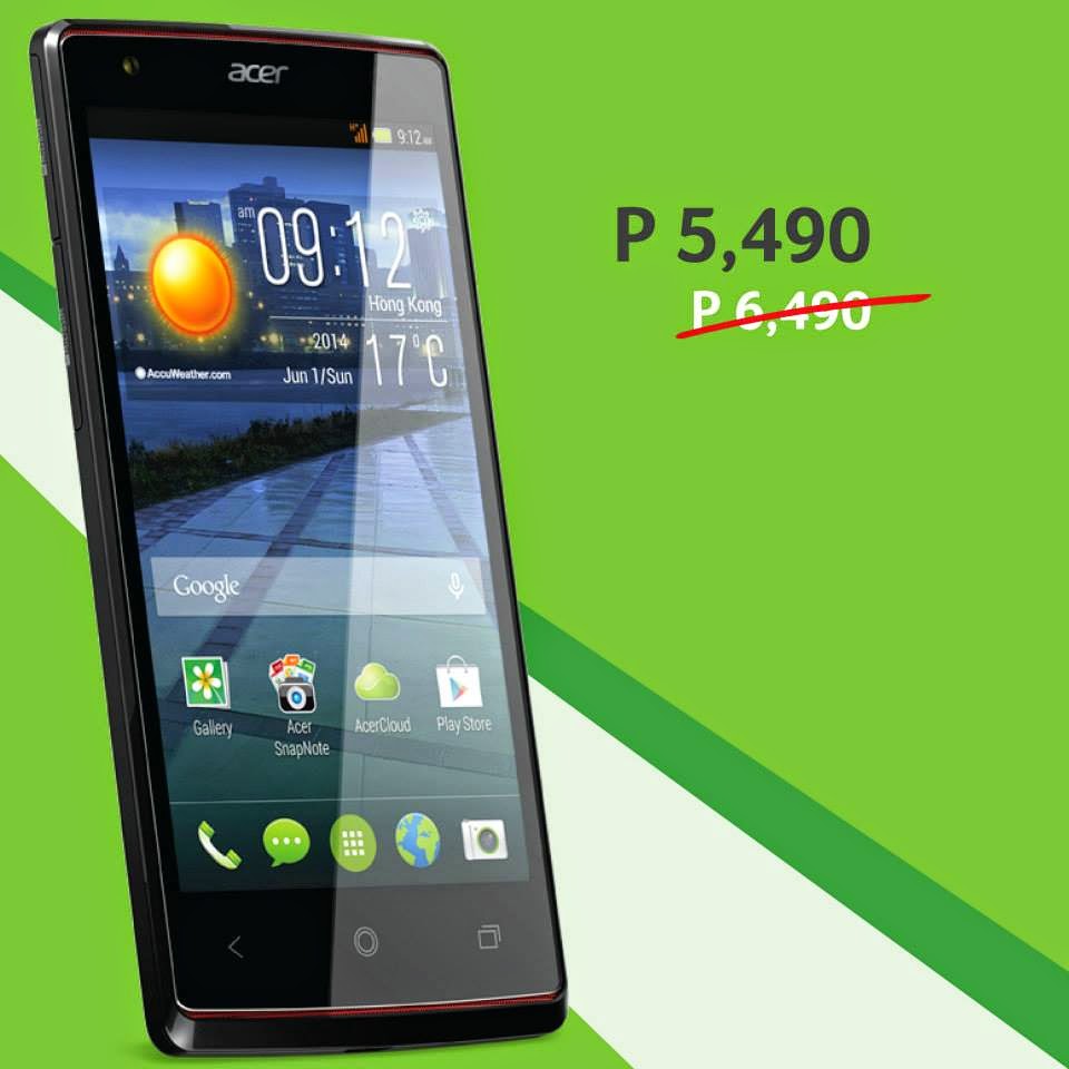 Acer Liquid E3 Dual SIM, Acer Philippines Smartphones