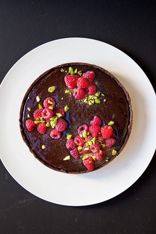 Milk and Honey Salted Caramel Ganache Tart