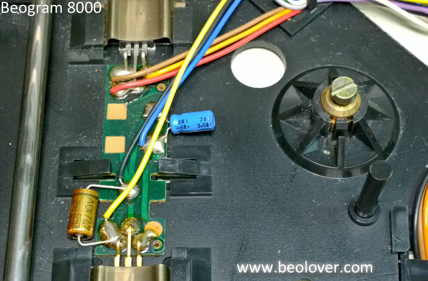 beolover Beogram 8000 Completing the Capacitor Replacement and Checking the Work