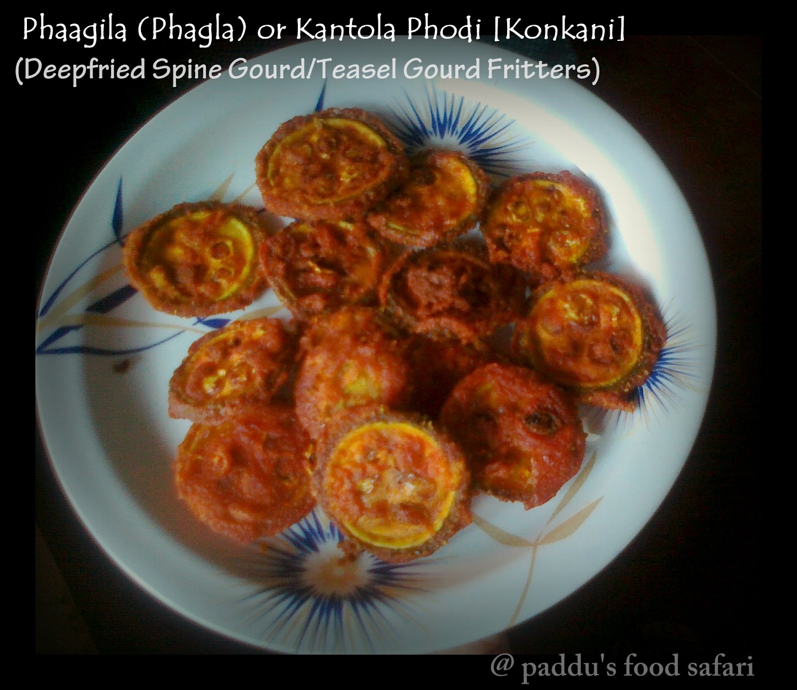 gHara javaN (Home Food) Spine Gourd/Teasel Gourd Fritters/Kantola Fry