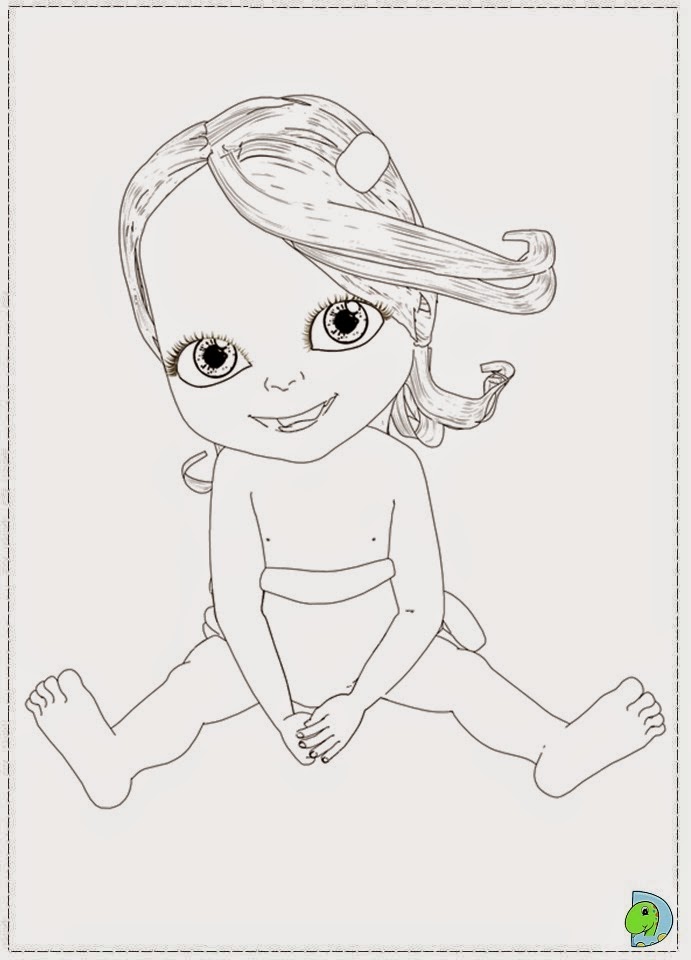 Dinokids Desenhos para colorir Desenhos de Bébé Lilly para colorir