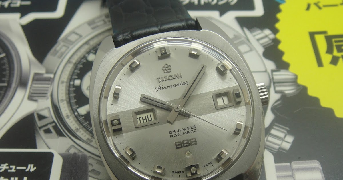 Antique Watch Bar TITONI AIRMASTER 888 25 JEWELS ROTOMATIC WATCH