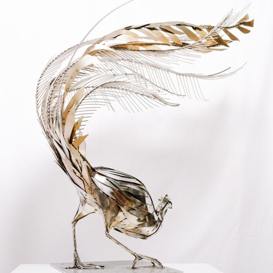 As esculturas de animais metálicos de Georgie Seccull Georgie Seccull arte esculturas metálicas de animais sucata