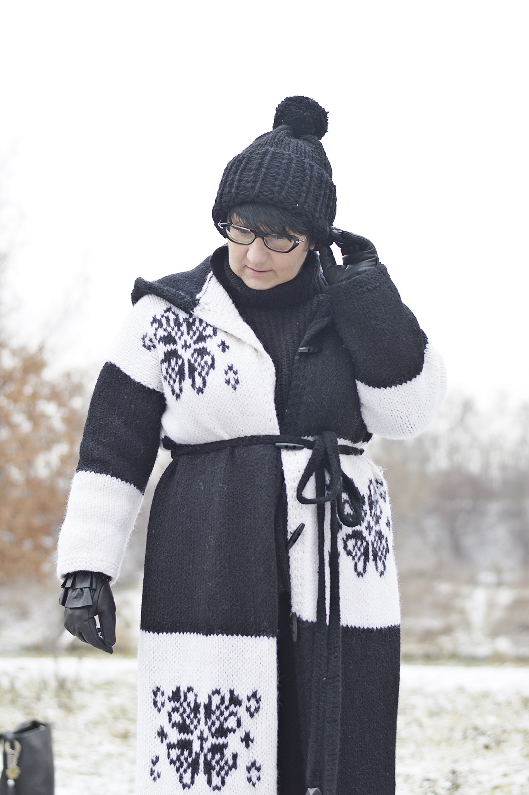 Winter woolen coat, hand made coat, bysoniadziech