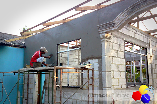 mknace unlimited™ | rapid plastering for new living room continued