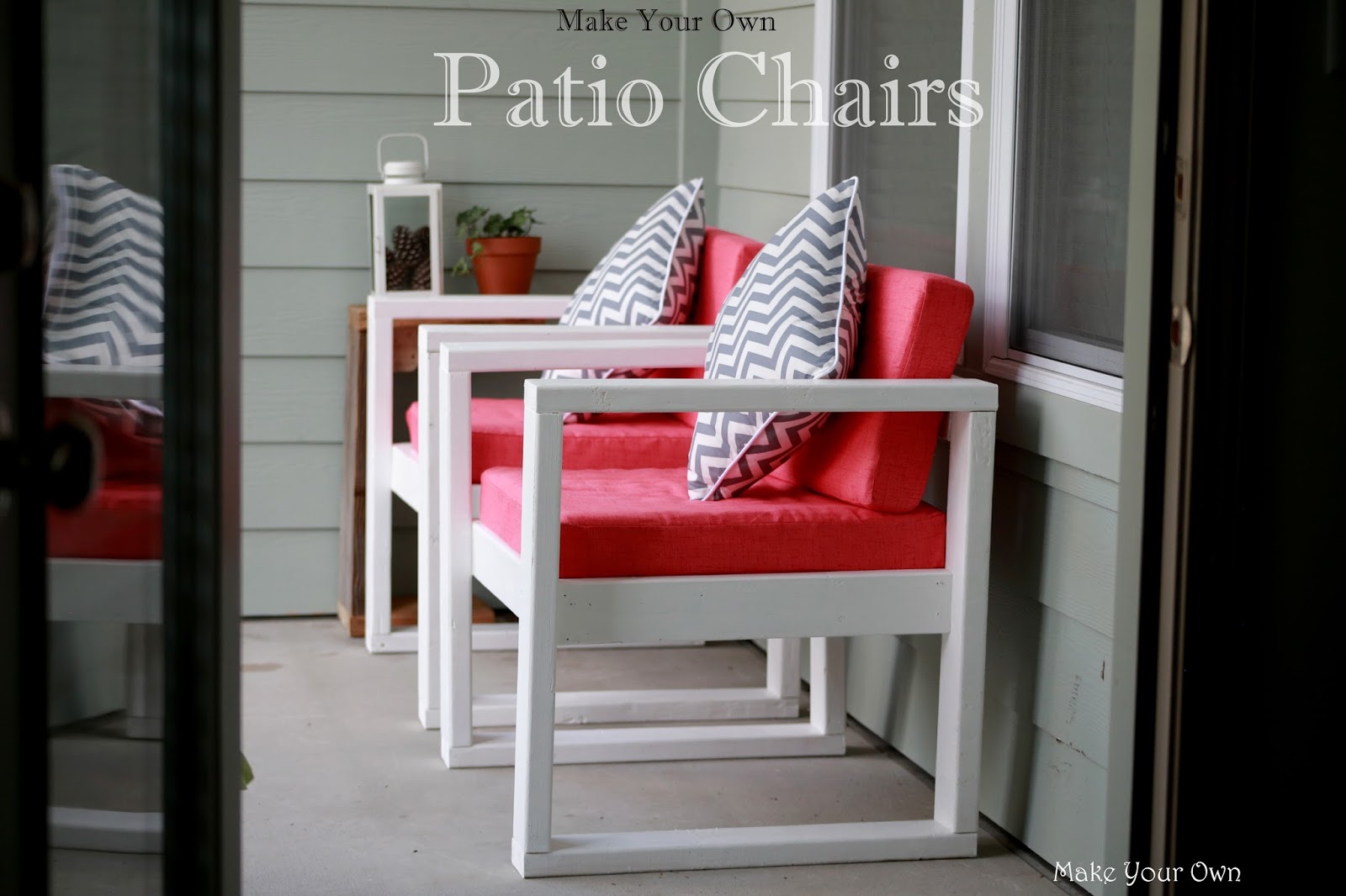 Make Your Own Easy DIY Patio Chairs using 2 x 4sTutorial