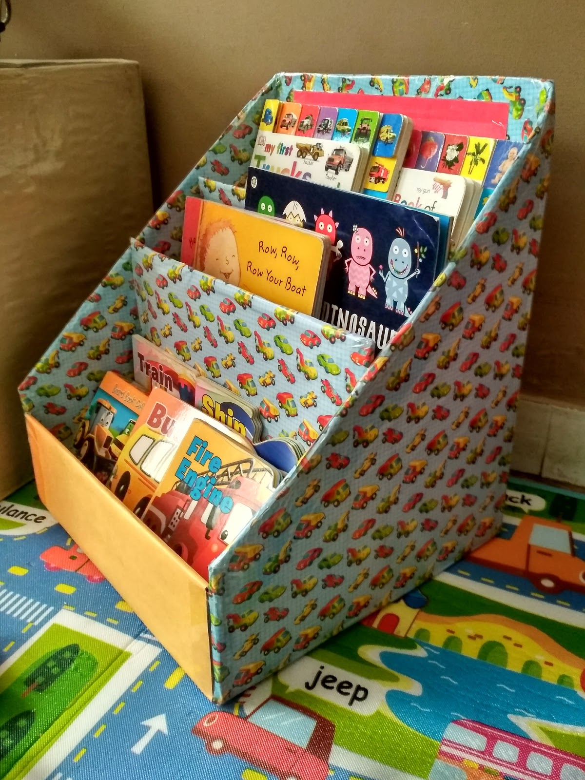 Sonshine Mumma Diy Book Shelf Cardboard Box Book Shelf