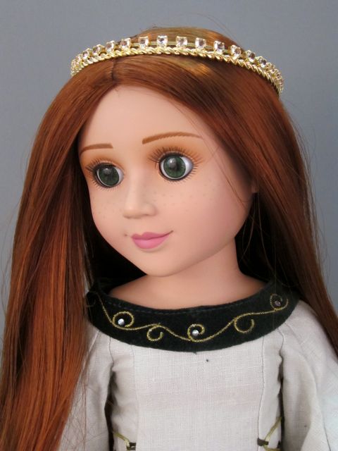 Doll Clothes SLIM 18" Elizabethan Ball Gown Dress Blue Satin 18" Slim Doll Doll Clothes SLIM 18" Elizabethan Ball Gown Dress Blue Satin 18" Slim Doll
