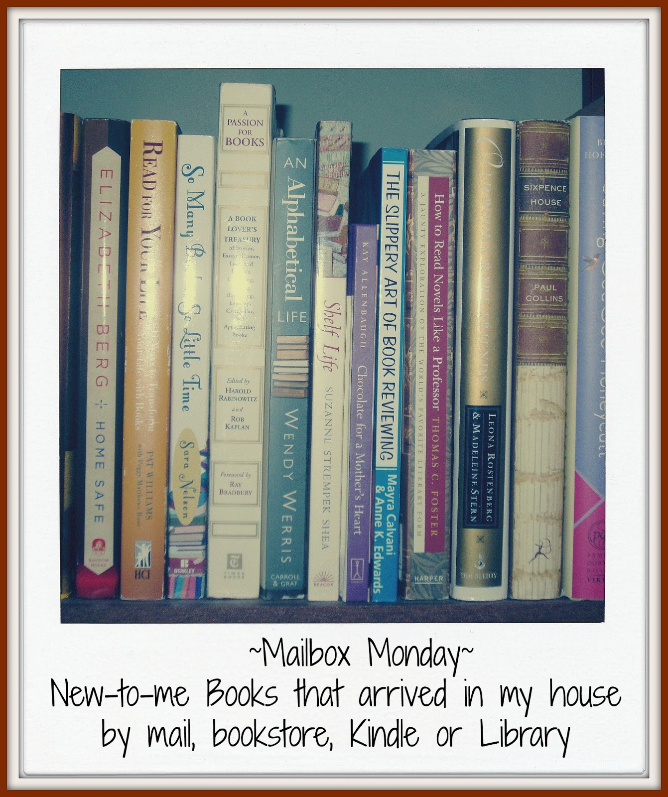 Redlady's Reading Room Mailbox Monday