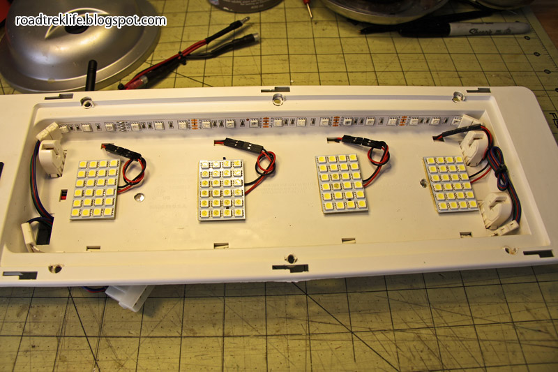 Roadtrek Modifications/ Mods, Upgrades, and Gadgets. Overhead LED