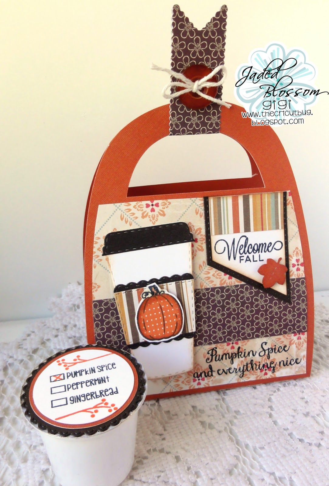 Jaded Blossom Pumpkin Spice KCup Holder