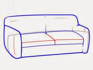Como Desenhar 10: Como Desenhar Um Sofá Fácil