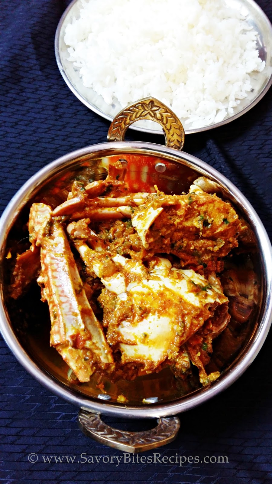 Maharashtrian Crab Sukka Seafood Masala