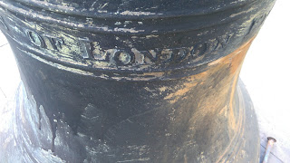 Large bell cast by T Mears of London