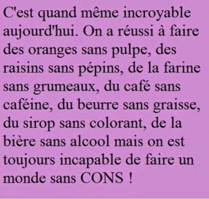 Le monde selon Moé Si seulement ce serait possible