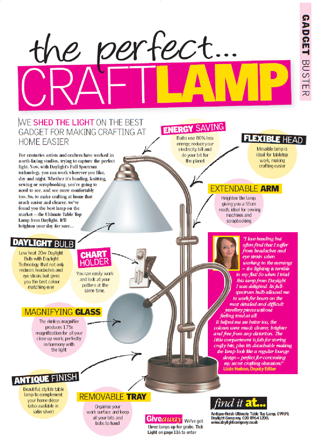 Daylight Company It really IS the ultimate tabletop lamp!!