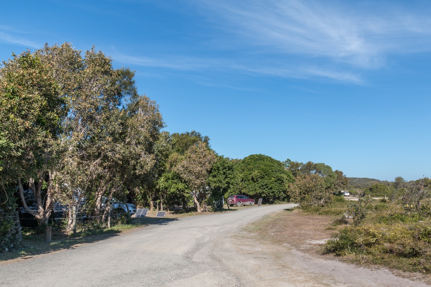 National Park Odyssey Lake Arragan and Red Cliff Campgrounds, Yuraygir National Park, NSW.