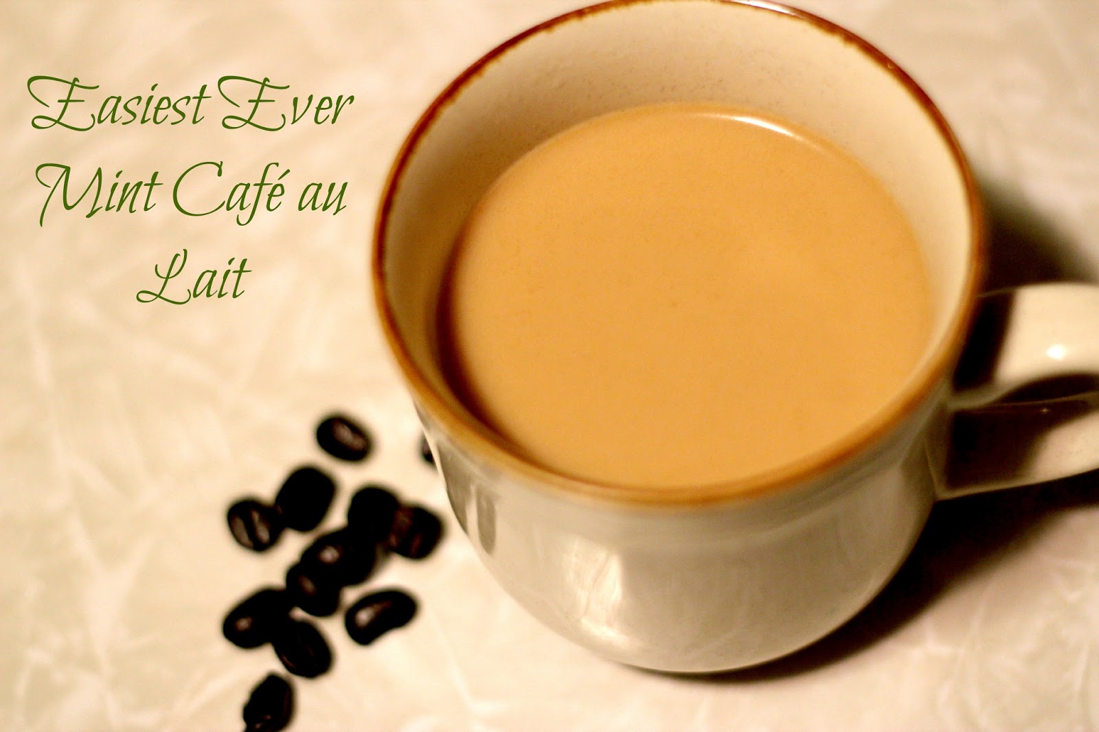 Easy Mint Café au Lait with Landmark Coffee
