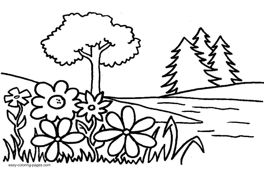garden of eden coloring pages for kids - photo #6