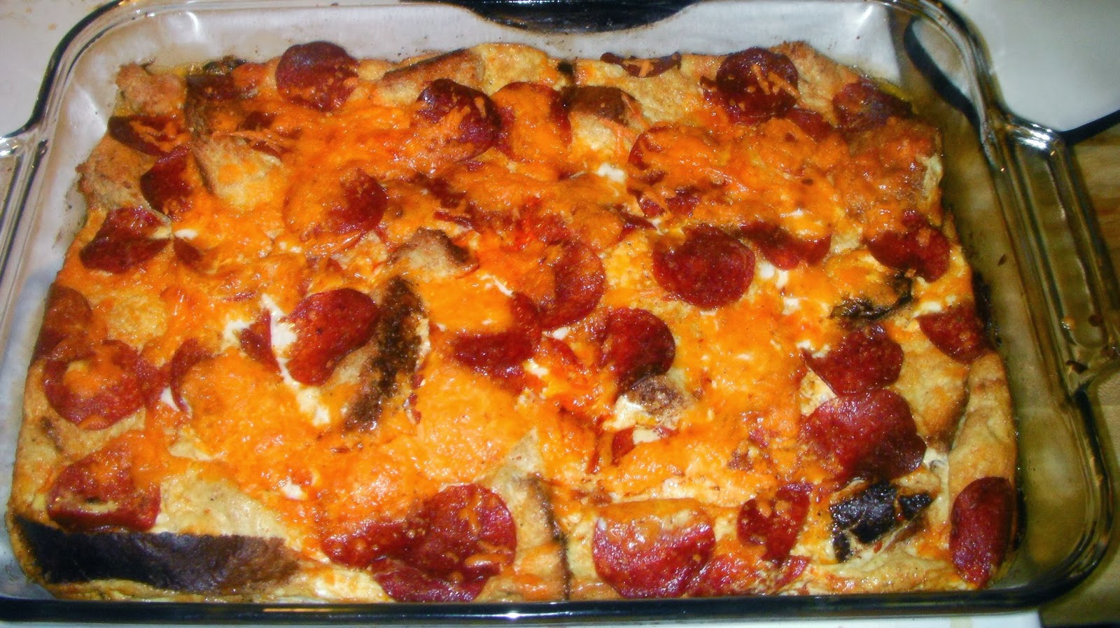 That Lefty Food Blog Egg and Cheese Oven Bake with Vegetables or Meat