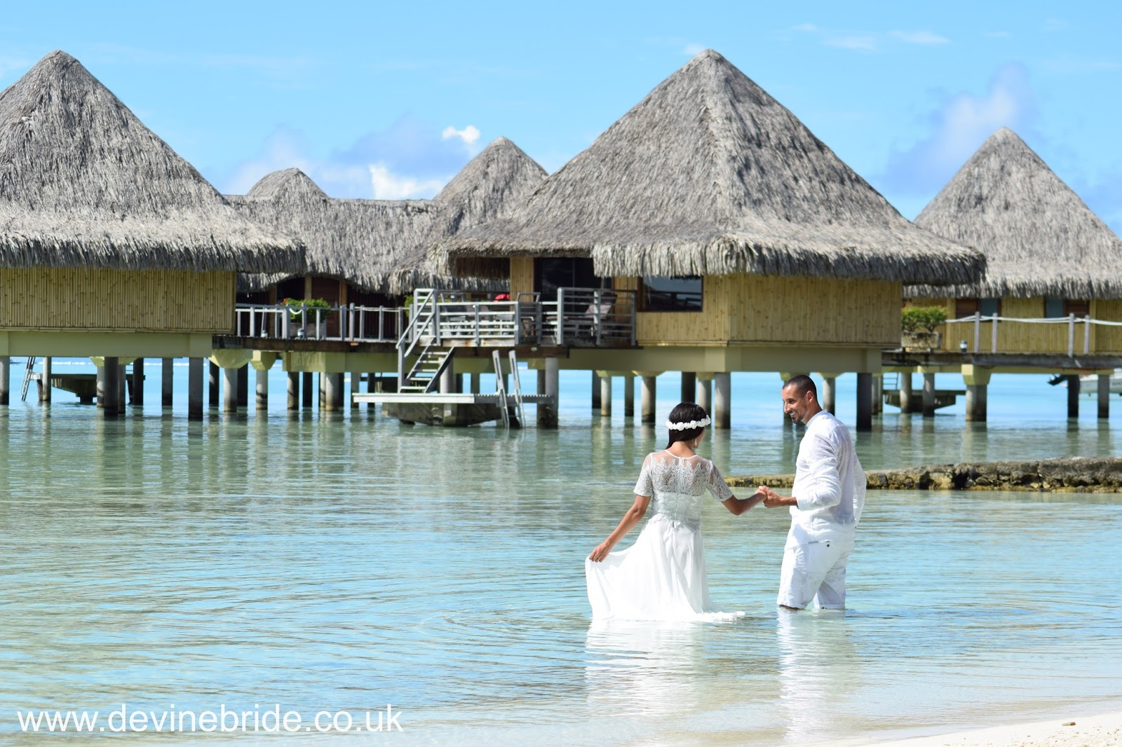 A Bora Bora Beach Wedding Devine Bride
