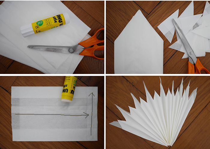 Sterne aus Butterbrottüten zum selber basteln • MAHTAVA