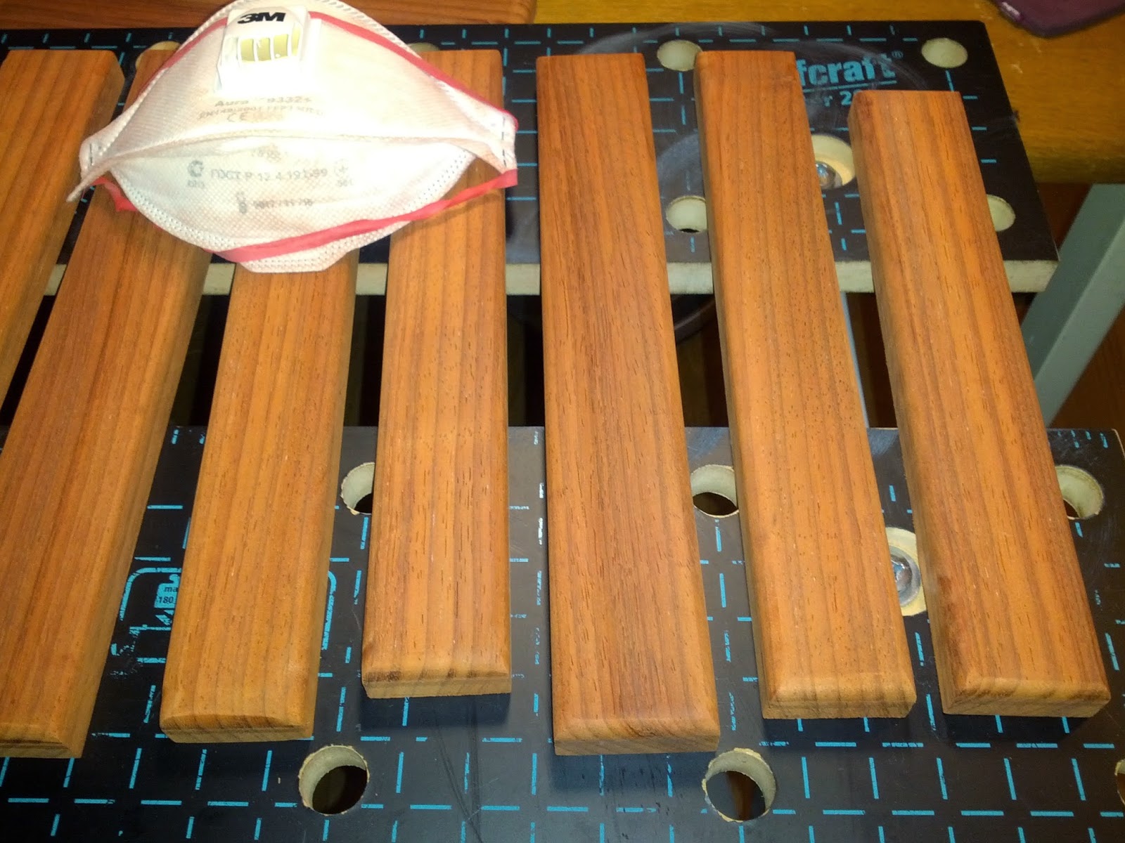 Building a 3 octave Marimba Bars ready for tuning...