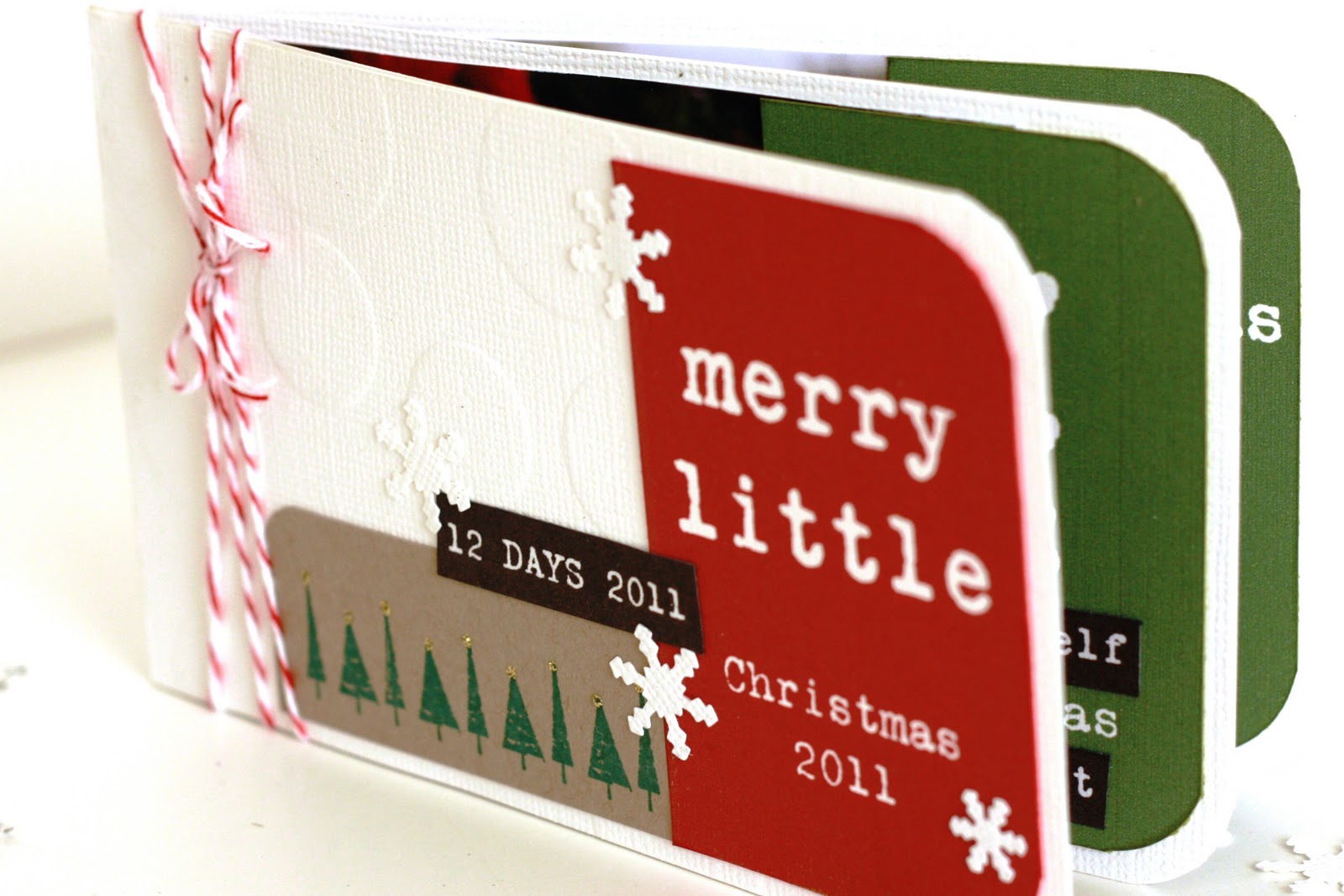 PaperTurtle: Christmas Mini-book ~ 12 Days of Christmas
