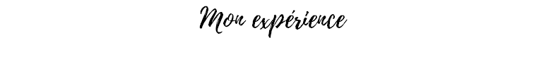 Mon expérience & mon organisation à la fac mon expérience à la fac