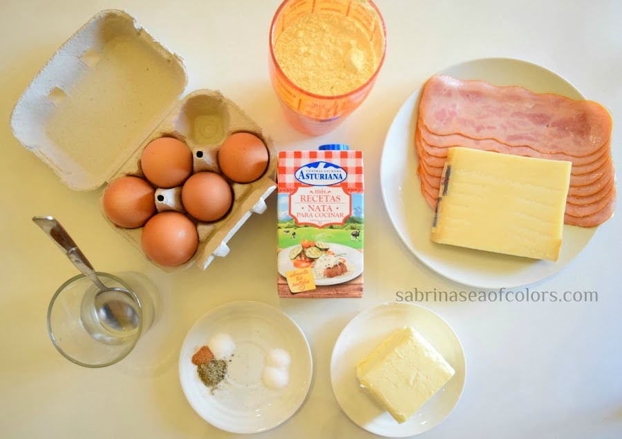 Quiche Lorraine con masa quebrada casera ingredientes