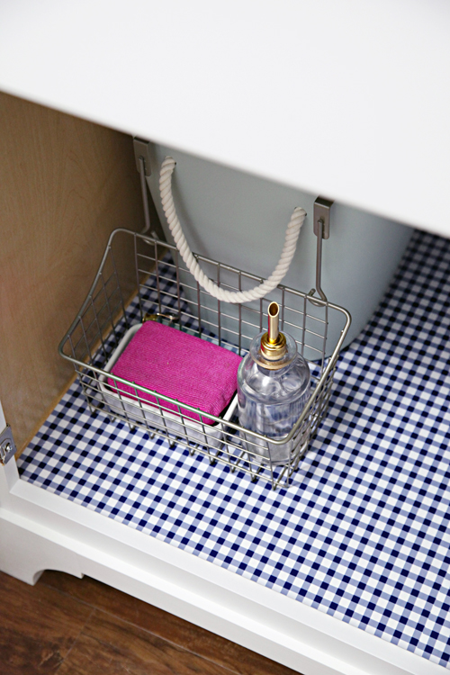 IHeart Organizing Organizing Under the Laundry Room Sink & a DIY Door Organizer