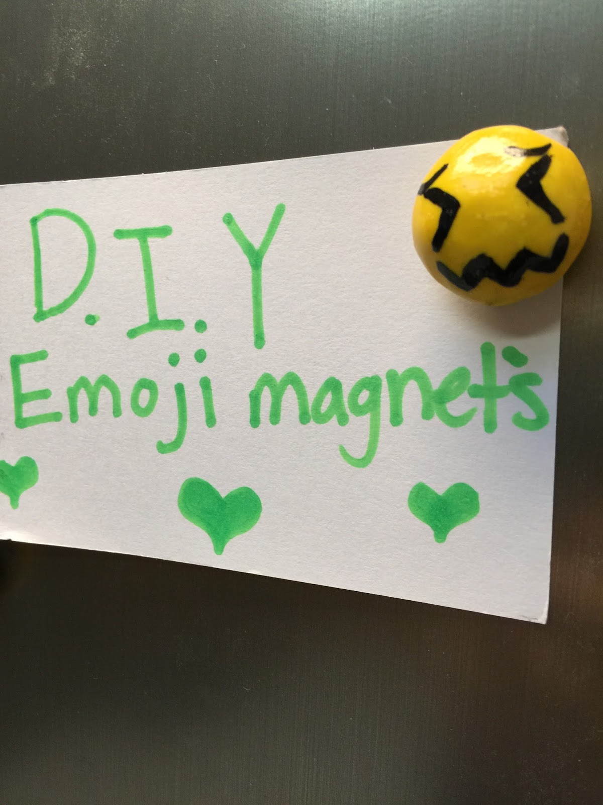 DIY Emoji Magnets